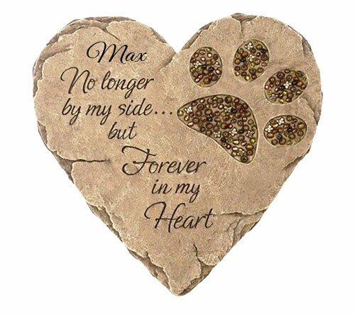 Personalized No Longer Memorial Garden Stepping Stone - Funeral Program - Site Funeral Programs & Templates
