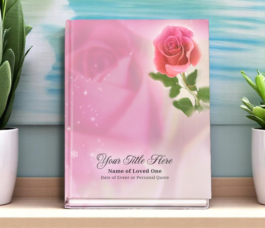 Petals Funeral Guest Book
