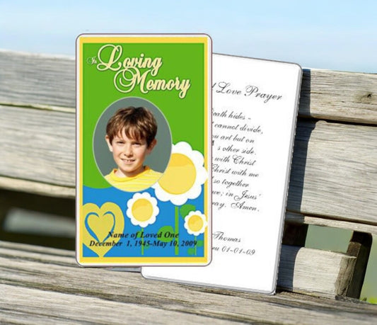 Playful Prayer Card Template