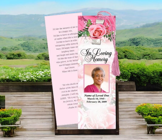 Precious Memorial Bookmark Template