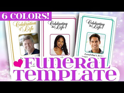 Windsor Funeral Program Template