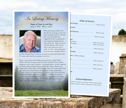 Promise Funeral Flyer Template