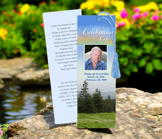 Promise Memorial Bookmark Template