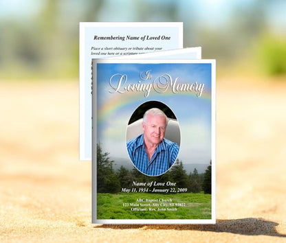 Promise Small Memorial Card Template