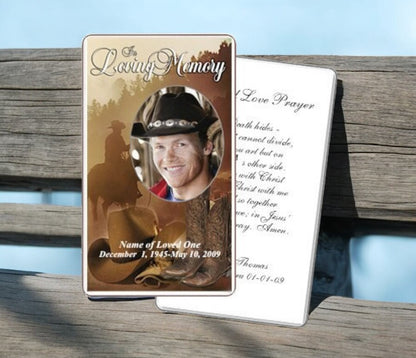 Ranch Prayer Card Template