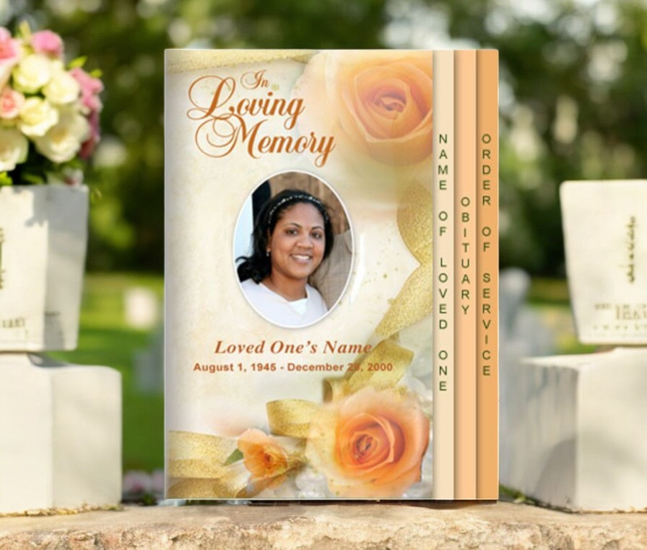 Rejoice 8-Sided Graduated Funeral Program Templates – Funeral Program ...