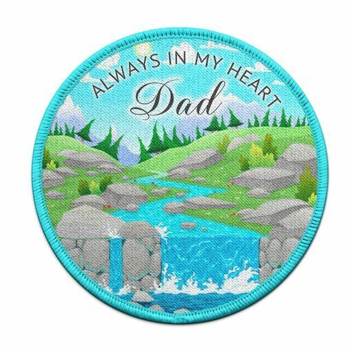 River Stream In Loving Memory Of Patch - Funeral Program - Site Funeral Programs & Templates