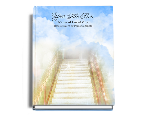 Stairway Memorial Funeral Guest Book