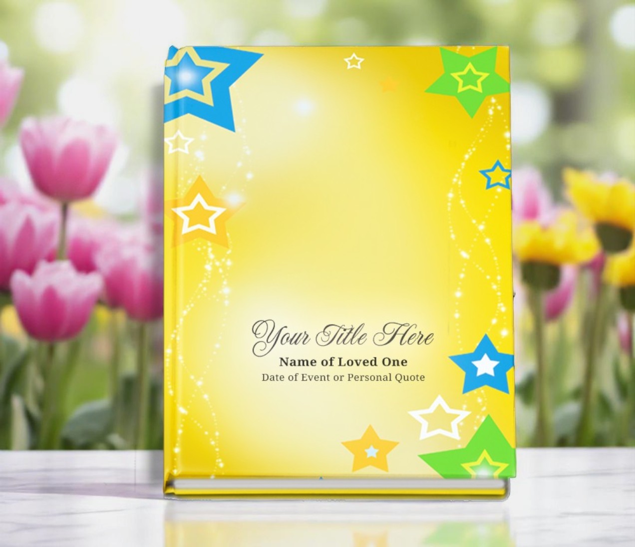 Starry Funeral Guest Book
