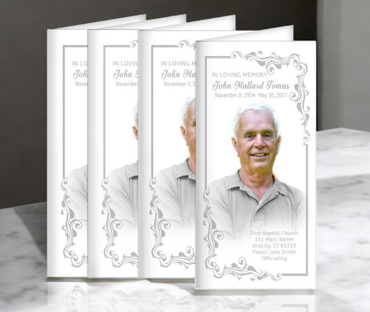 Sterling Long Fold Program Design & Print (Pack of 50)