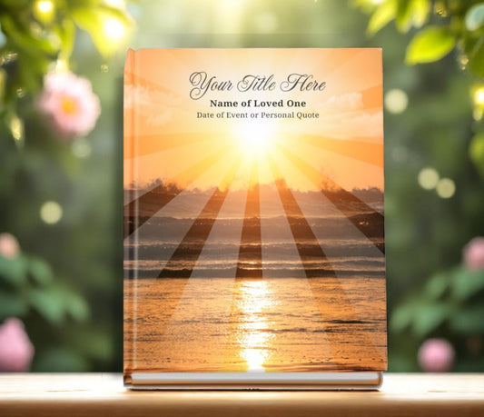 Sunrise Funeral Guest Book