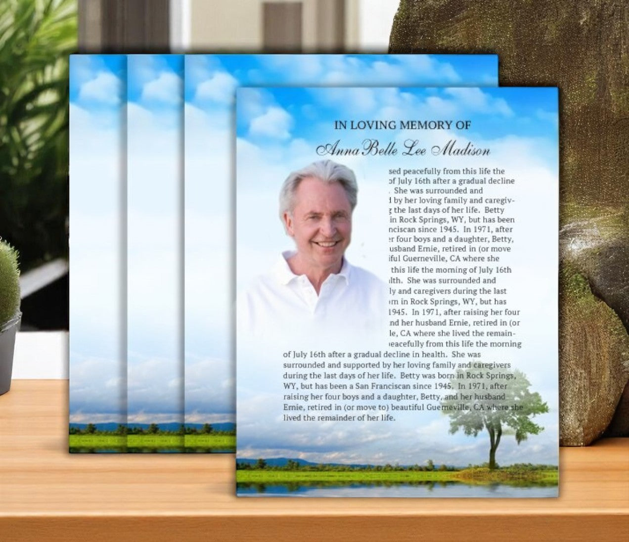 Treasure Funeral Flyer Design & Print (Pack of 50)
