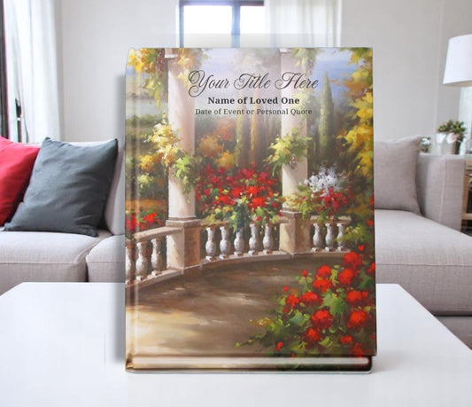 Tuscany Funeral Guest Book