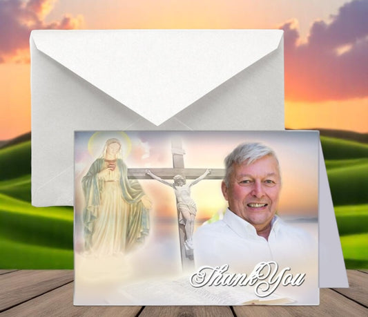 Vision Funeral Thank You Card Design & Print (Pack of 25)