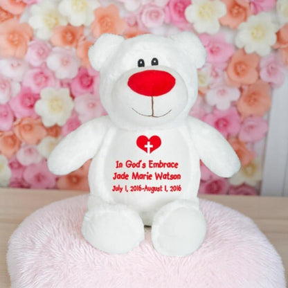 Whitey Teddy Bear Stuffed Animal Memorial Urn