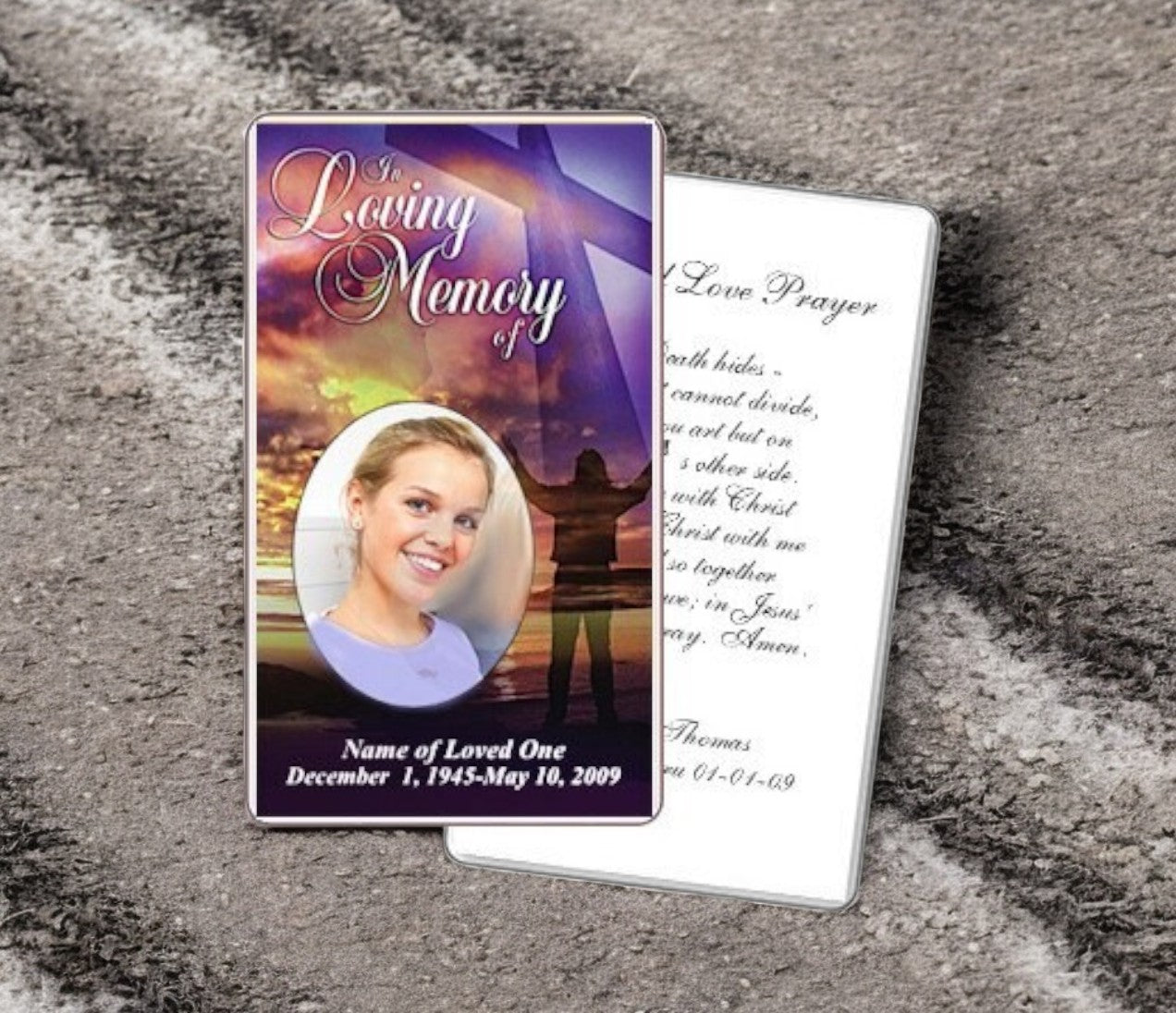 Worship Prayer Card Template