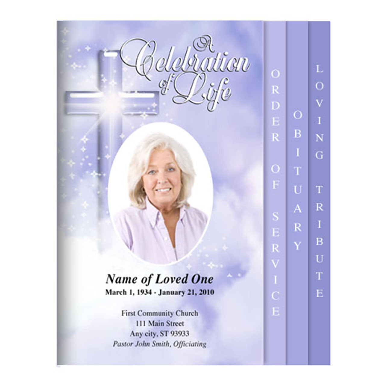 Adoration 8-Sided Graduated Program Template.