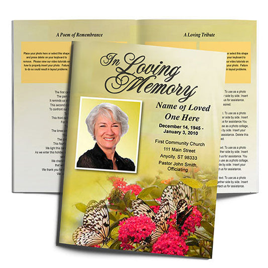 funeral booklets