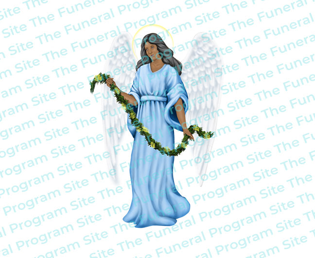 Charity Angel Funeral Clip Art.