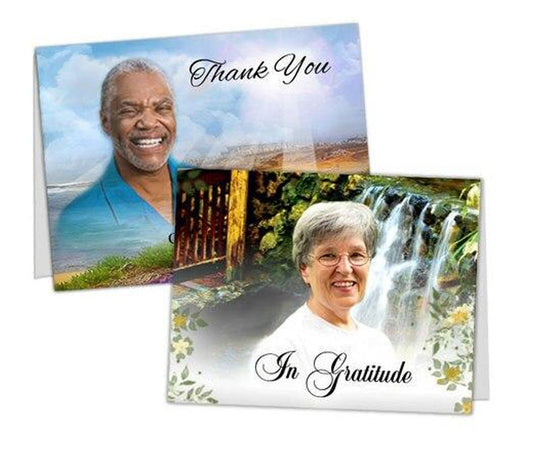 Custom Cover Thank You Card Template.