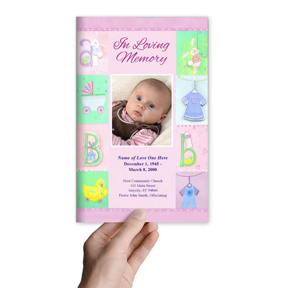 Darling Funeral Program Template.