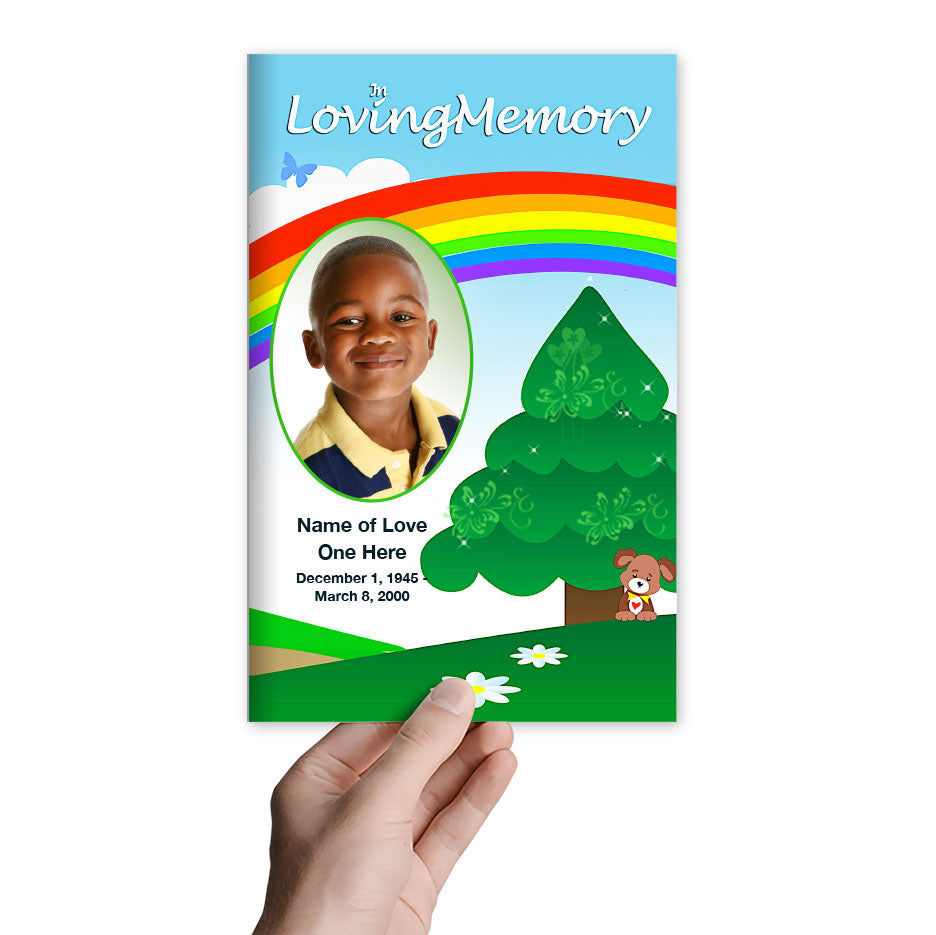 Delight Funeral Program Template.