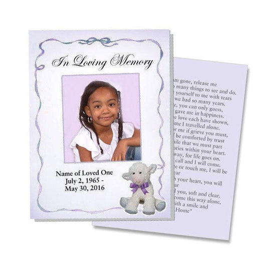 Dreamstime Small Memorial Card Template.