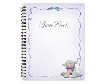 Dreamstime Spiral Wire Bind Memorial Funeral Guest Book.