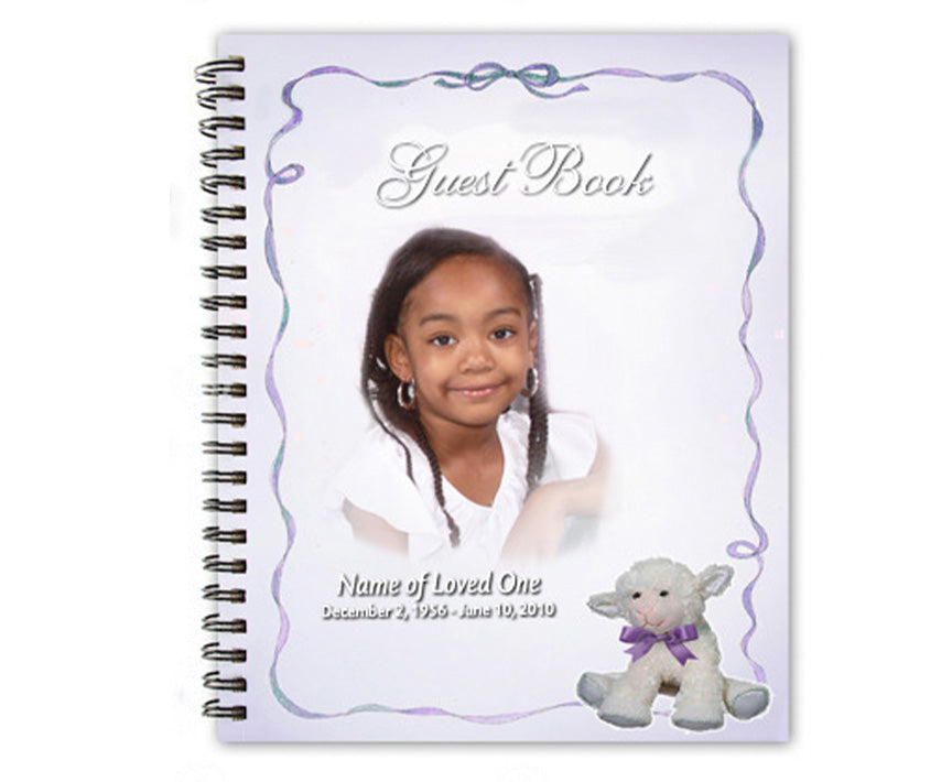 Dreamstime Spiral Wire Bind Memorial Funeral Guest Book.