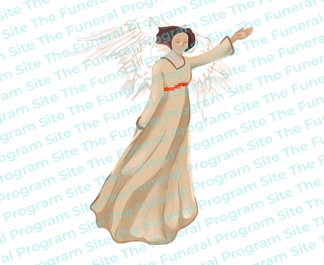 Fascination Angel Funeral Clip Art.