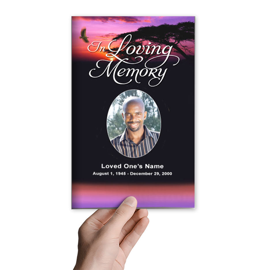 Imagine Funeral Program Template.