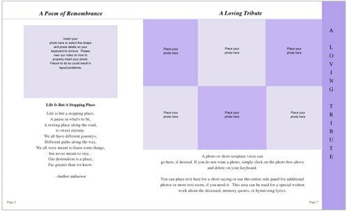 Amethyst 8-Sided Graduated Program Template.