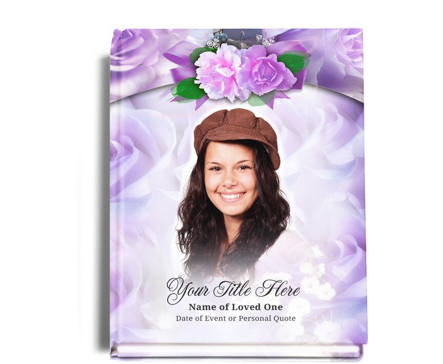Rapture Perfect Bind Memorial Funeral Guest Book.