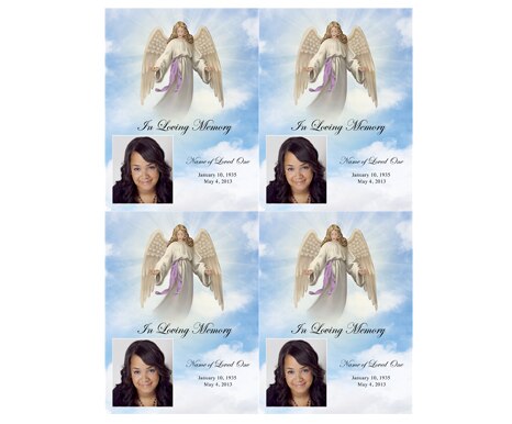 Holy Flat Card Template.
