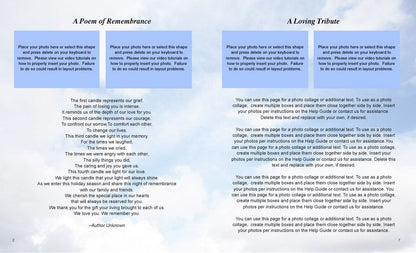 Gates Funeral Booklet Template.