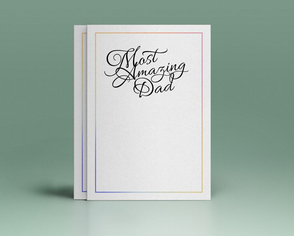 Most Amazing Dad Word Art.