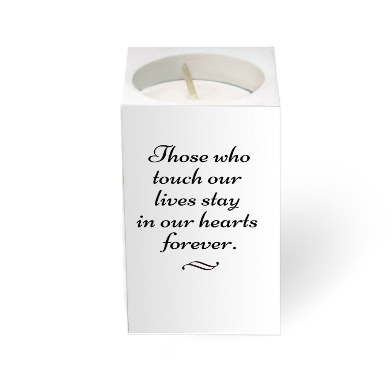 Photo Vignette Mini Memorial Tea Light Candle Holder.