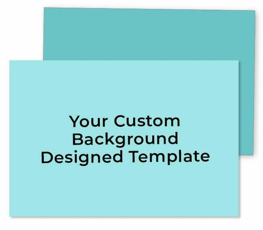 Your Design Custom Funeral Announcement Postcard Template.