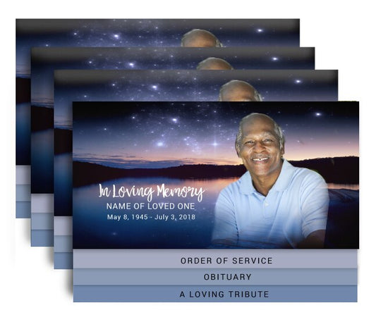 Starlight 8-Sided Graduated Bottom Program Design & Print (Pack of 50).