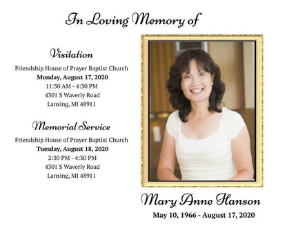 24K Social Media Funeral Announcement Templates - Google Docs.