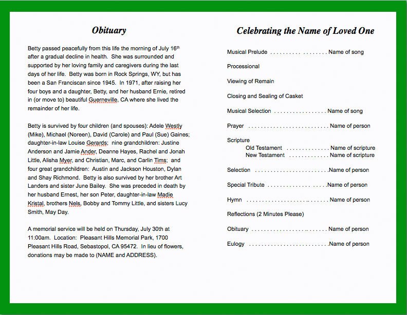 South Africa Funeral Program Template DIY Funeral Programs Funeral south-africa-funeral-program-template-diy-funeral-programs-funeral