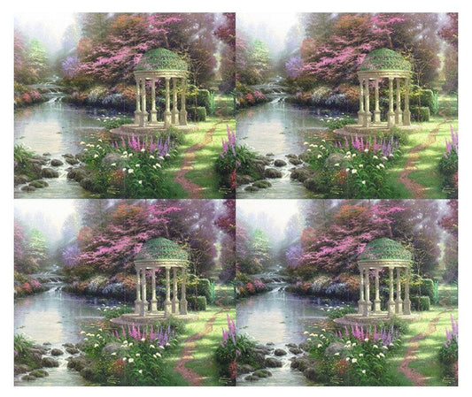 Thomas Kinkade Garden of Prayer Card Paper (Pack of 24).