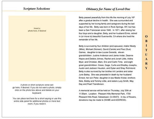 Seashore 8-Sided Graduated Program Template.