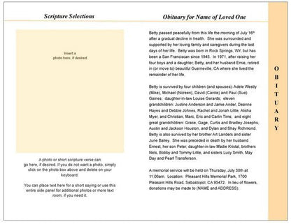 Seashore 8-Sided Graduated Program Template.