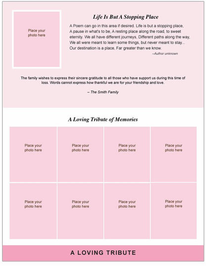 Awareness 8-Sided Graduated Bottom Fold Template (Letter Size).