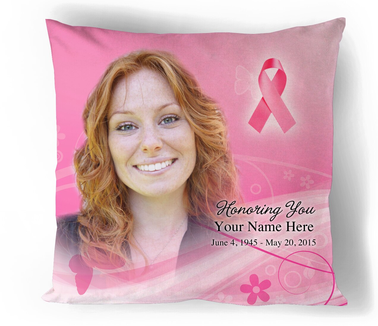 Awareness In Loving Memory Toss Pillow.