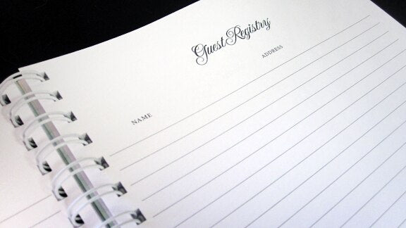 Dreamstime Spiral Wire Bind Memorial Funeral Guest Book.