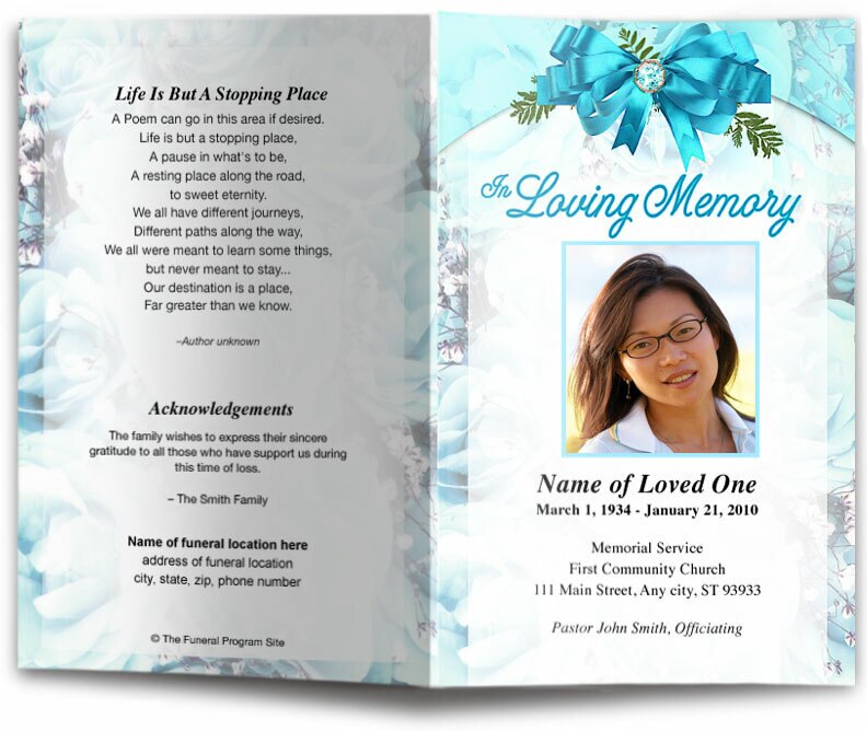 Royal Funeral Program Template.