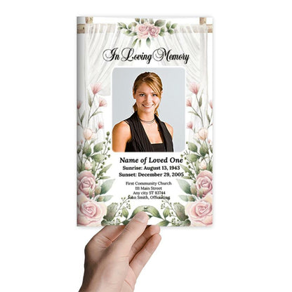 Viola Funeral Program Template.