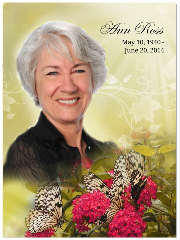Bouquet Funeral Memorial Poster Portrait.